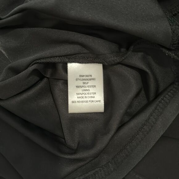 DANIEL RANIN Black lined dress zip up cut out detail on shoulders M - Picture 8 of 8